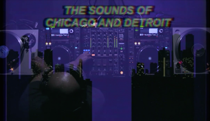 Photo of set DJ Skull.