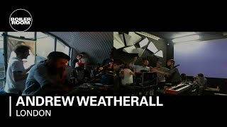 Photo of set Andrew Weatherall.