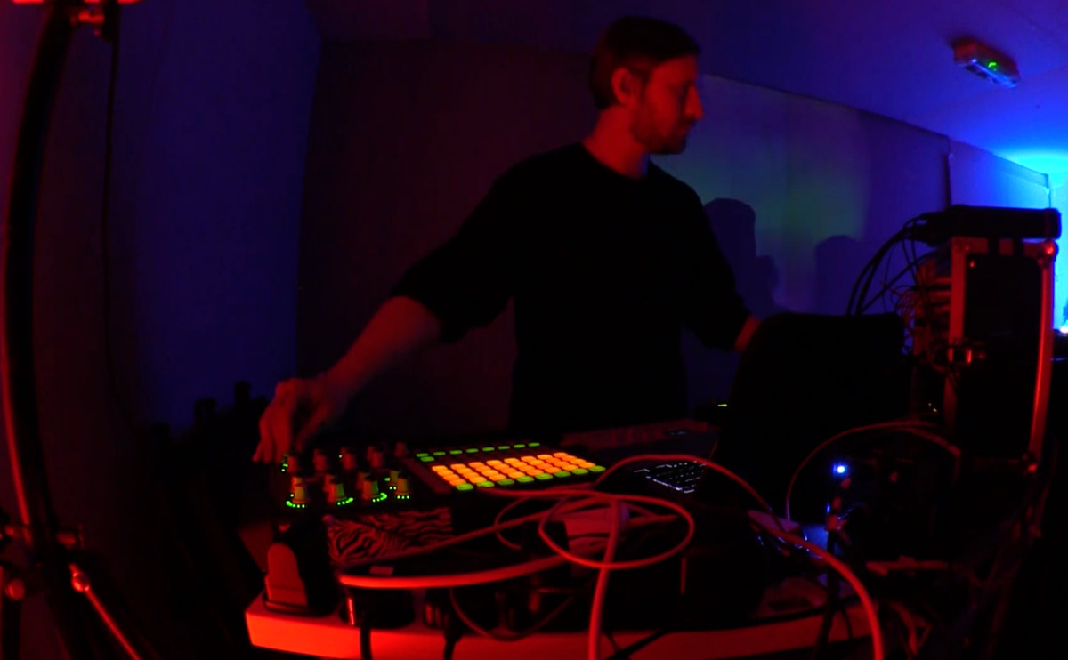 Photo of set Blanck Mass.