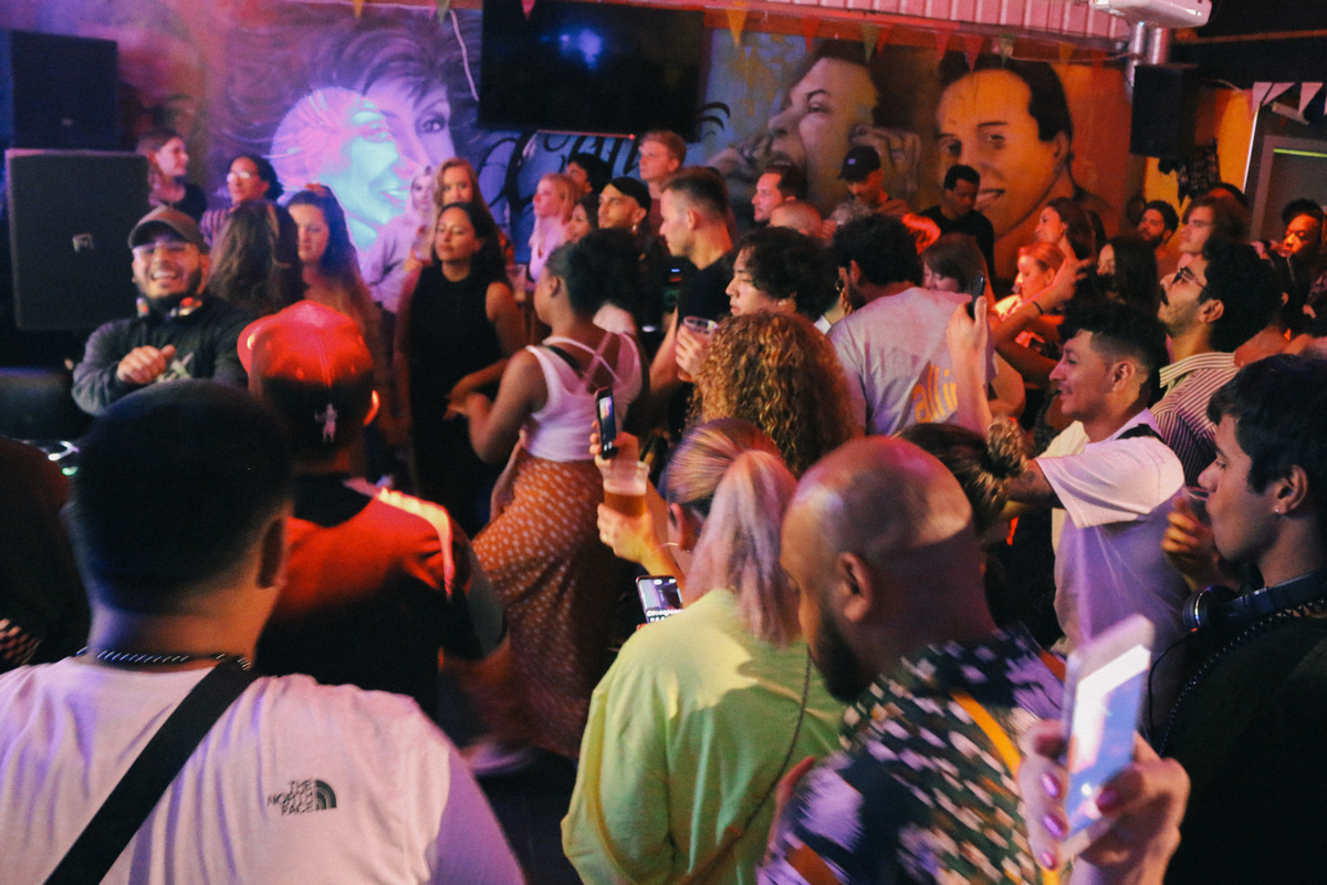 Photo of set DJ C Fuego.