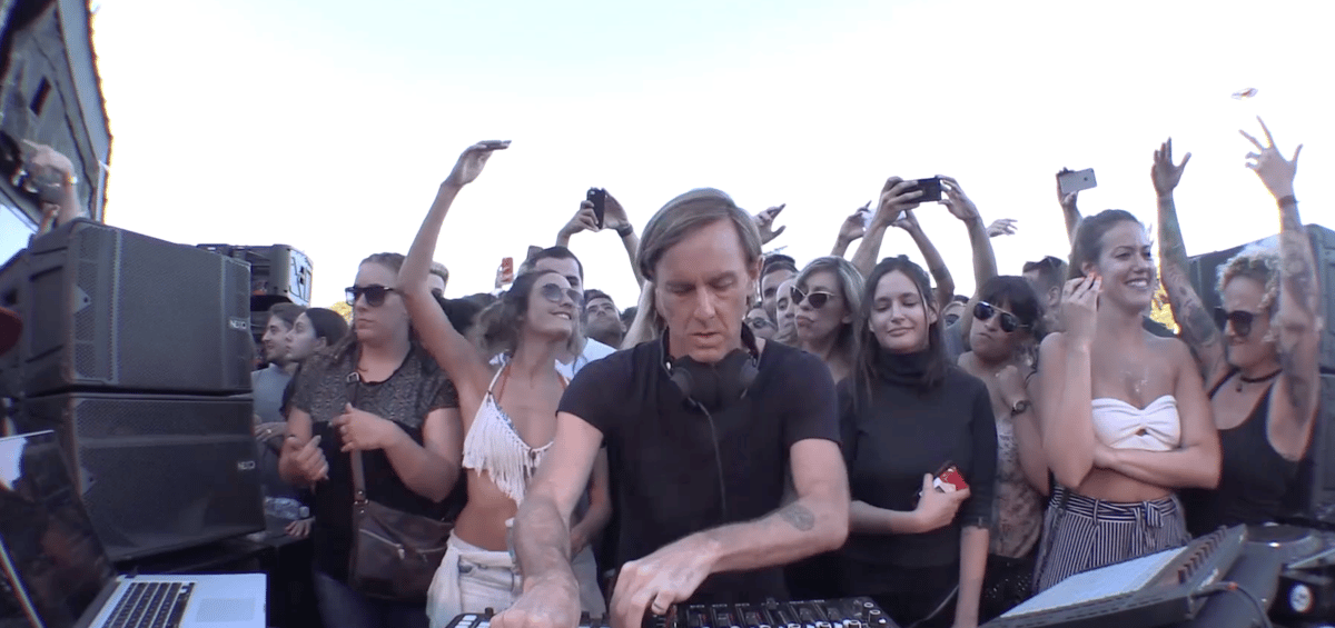 Photo of set Richie Hawtin.