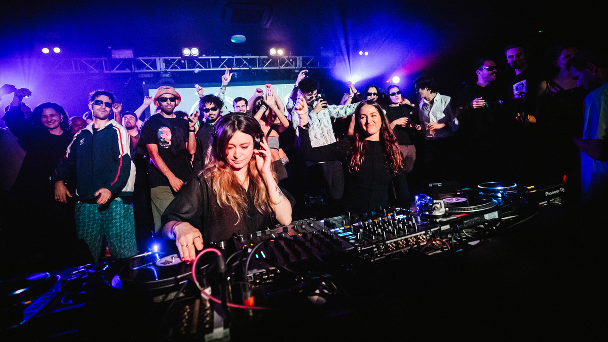 Photo of set Ethel b2b Melody.