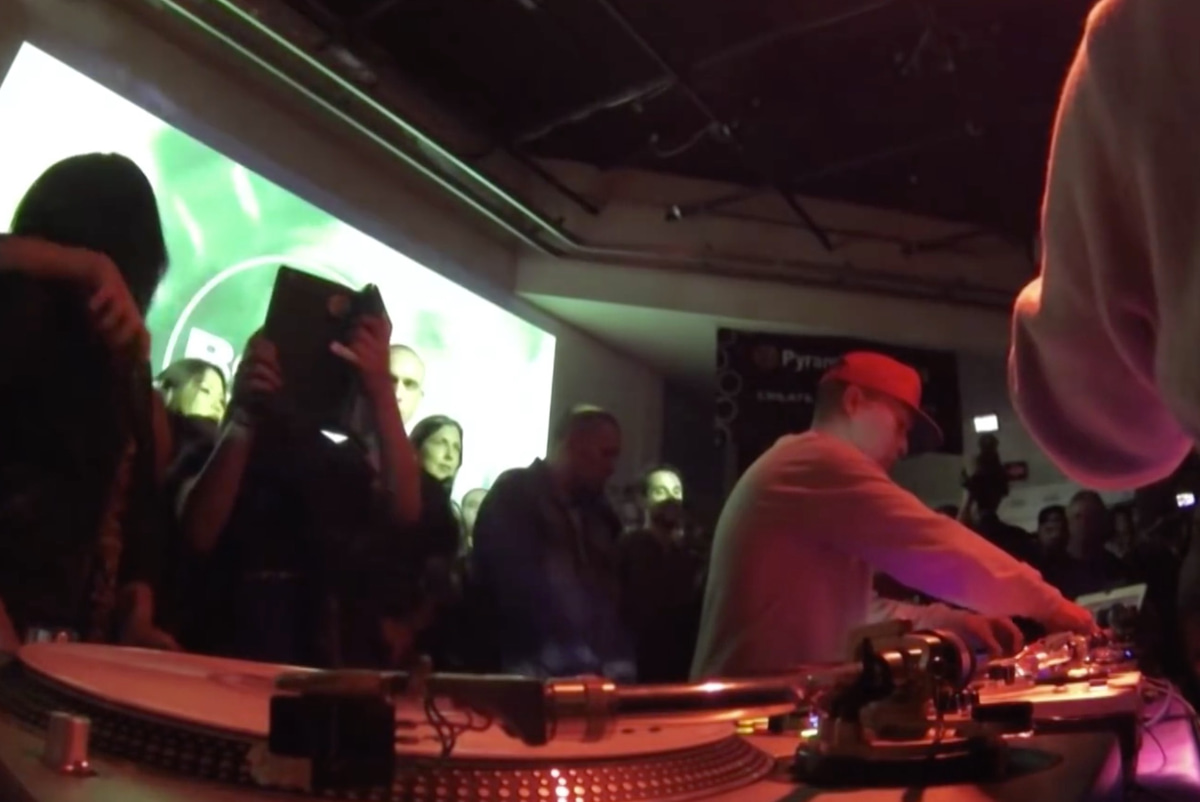 Photo of set DJ Qbert Boiler Room SF Live Set.