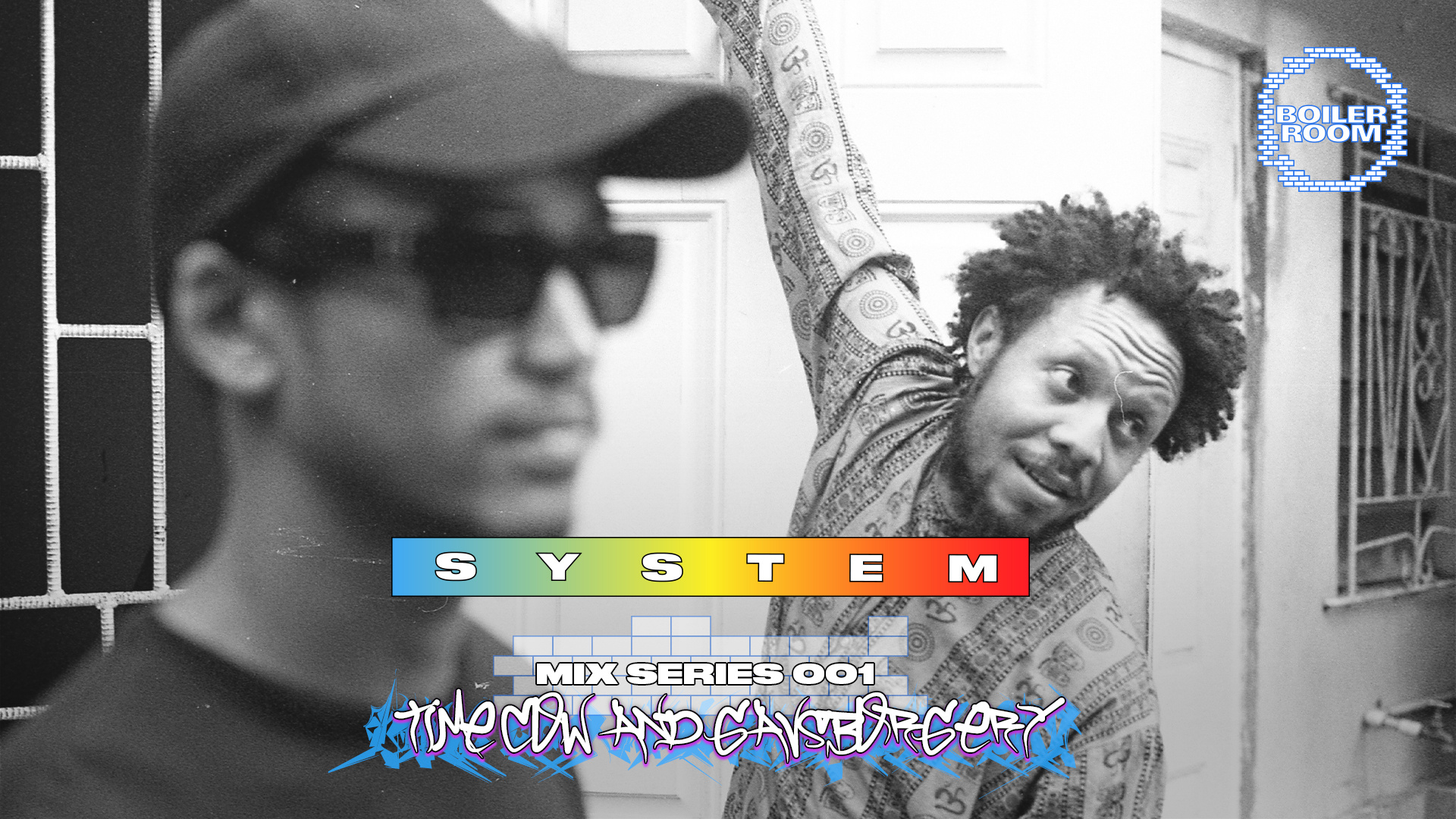 Flyer for event SYSTEM MIX 001: Gavsborg & Time Cow.