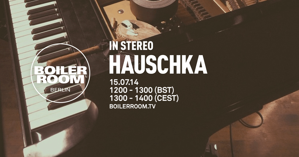 In Stereo: Hauschka flyer