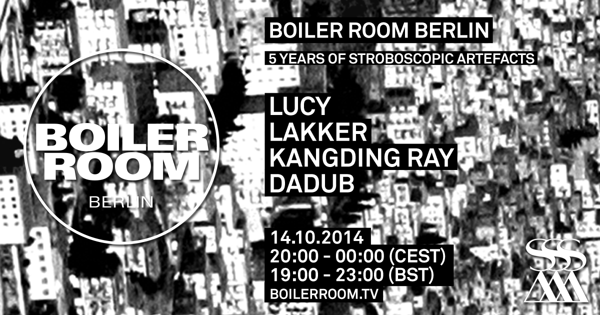 Berlin: 5 Years of Stroboscopic Artefacts flyer