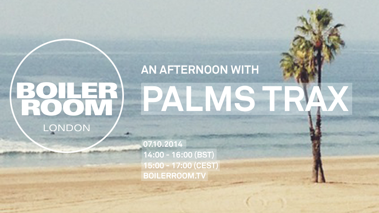 An Afternoon with Palms Trax flyer