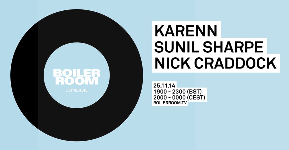 Karenn, Sunil Sharpe, Nick Craddock flyer