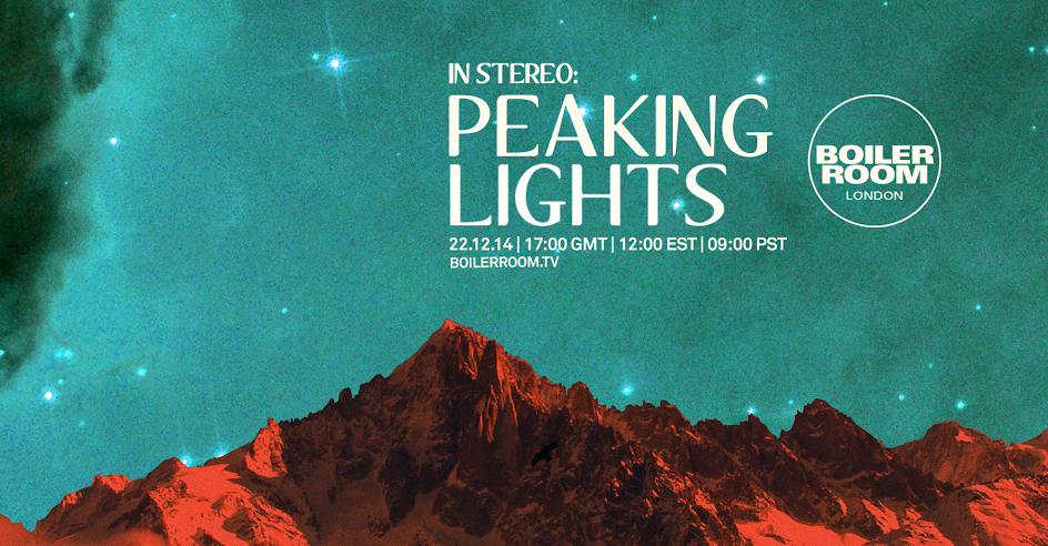 In Stereo: Peaking Lights flyer