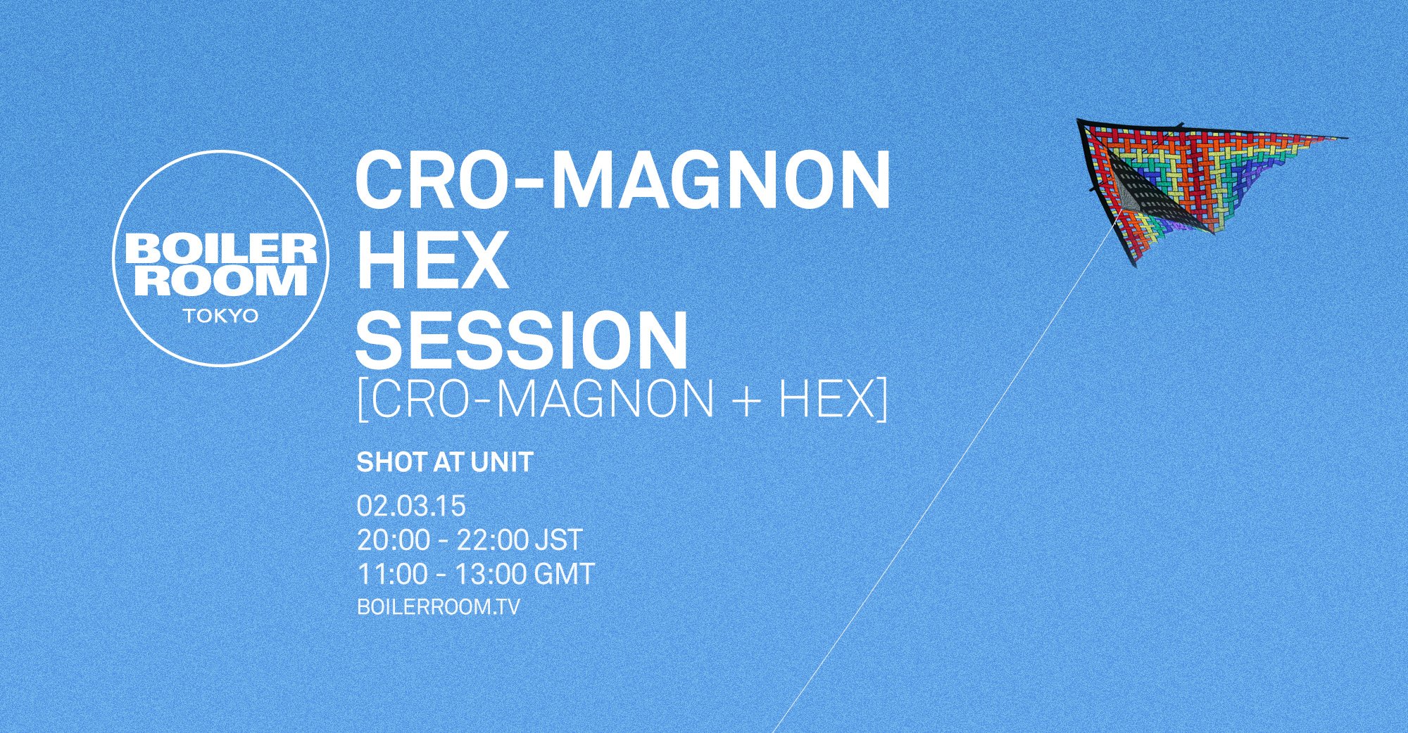 Tokyo: Cro-Magnon & HEX flyer
