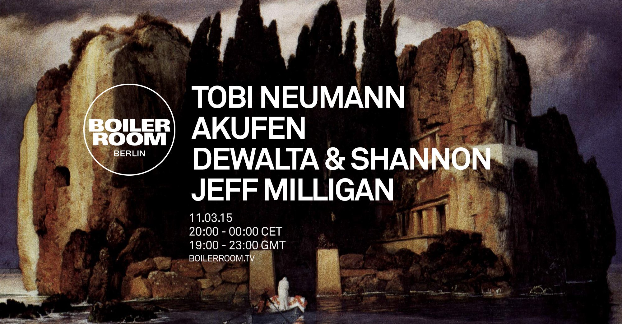 Berlin: Tobi Neumann, Akufen, Dewalta & Shannon, Jeff Milligan flyer