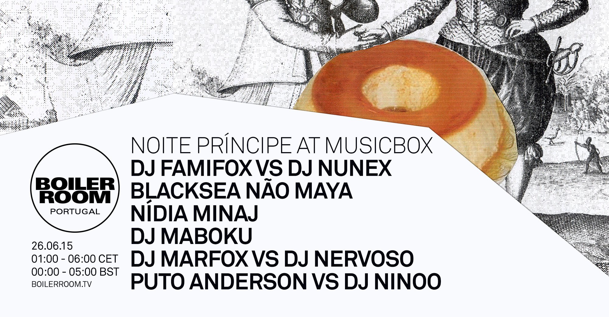 Noite Príncipe at Musicbox flyer