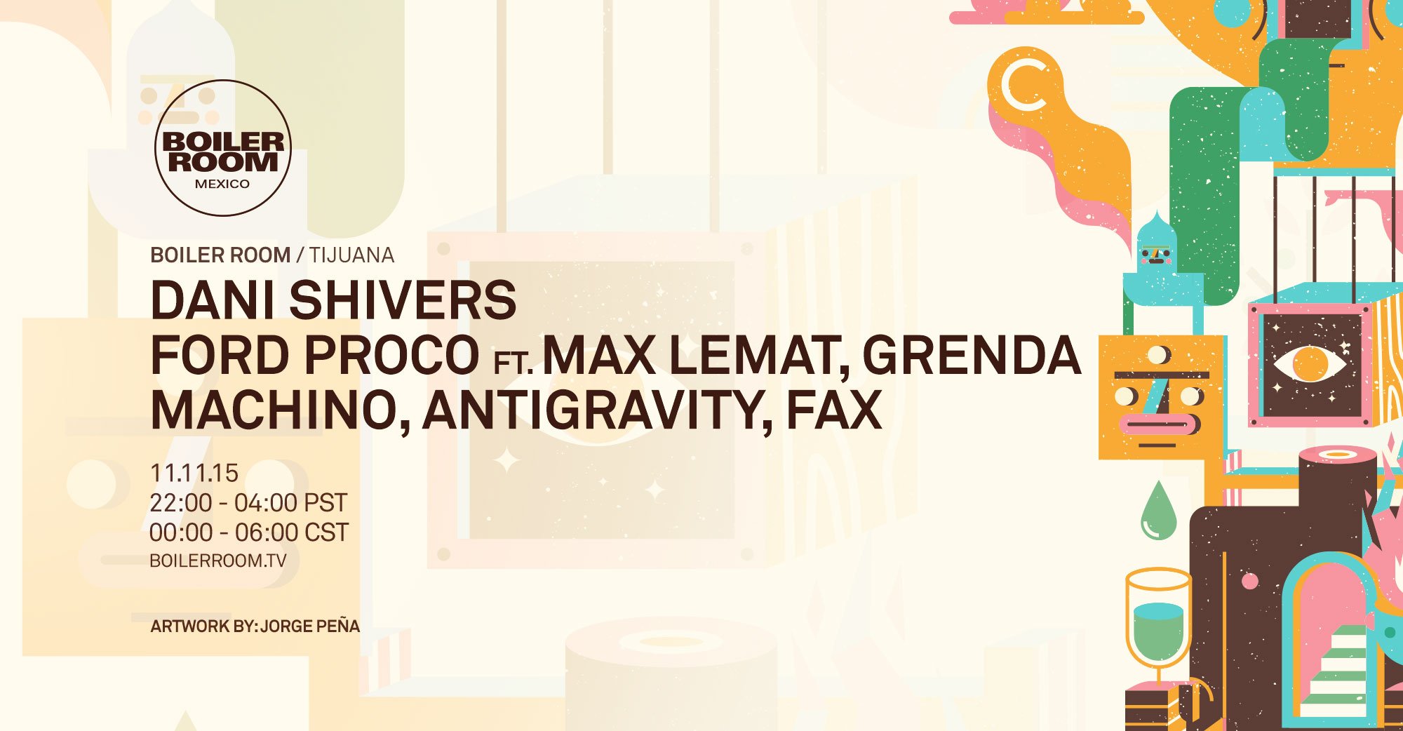 Uncover Sessions: Tijuana flyer