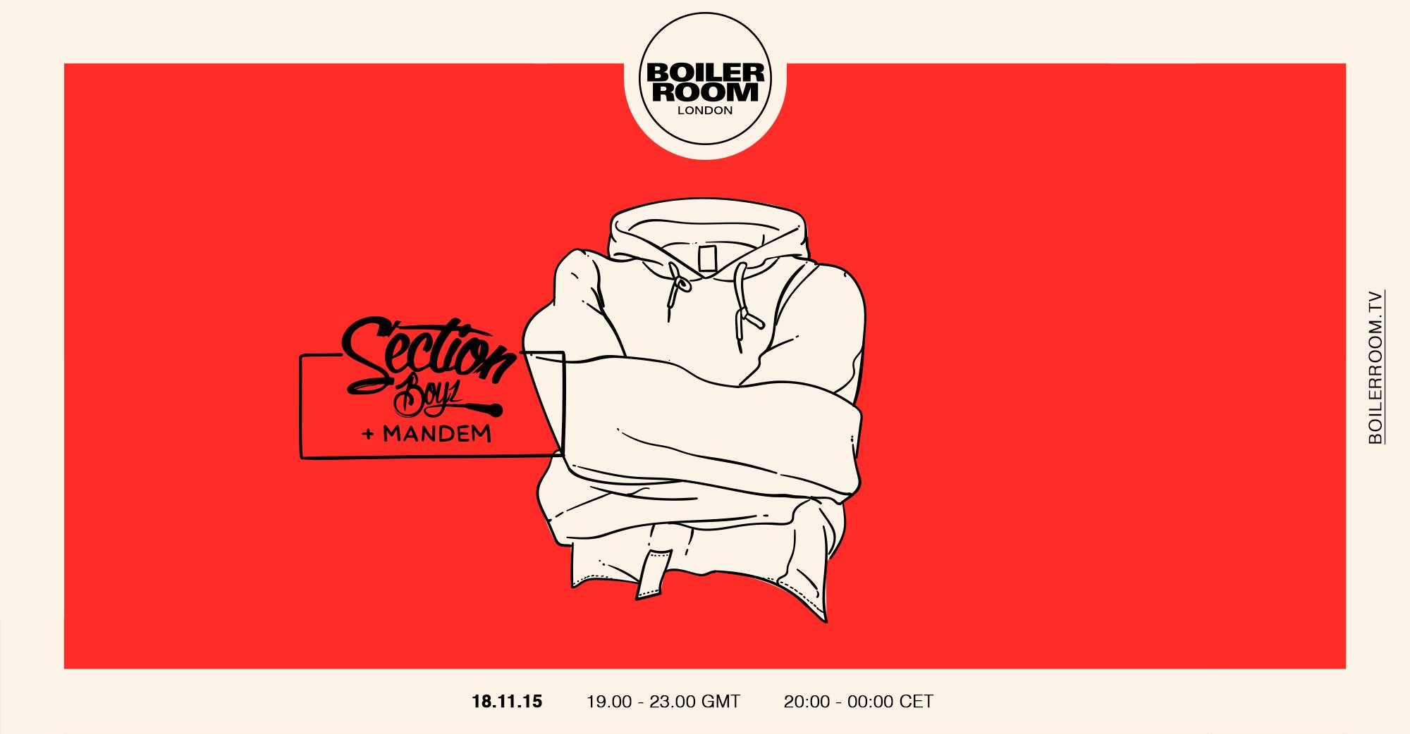 Section Boyz + Mandem flyer