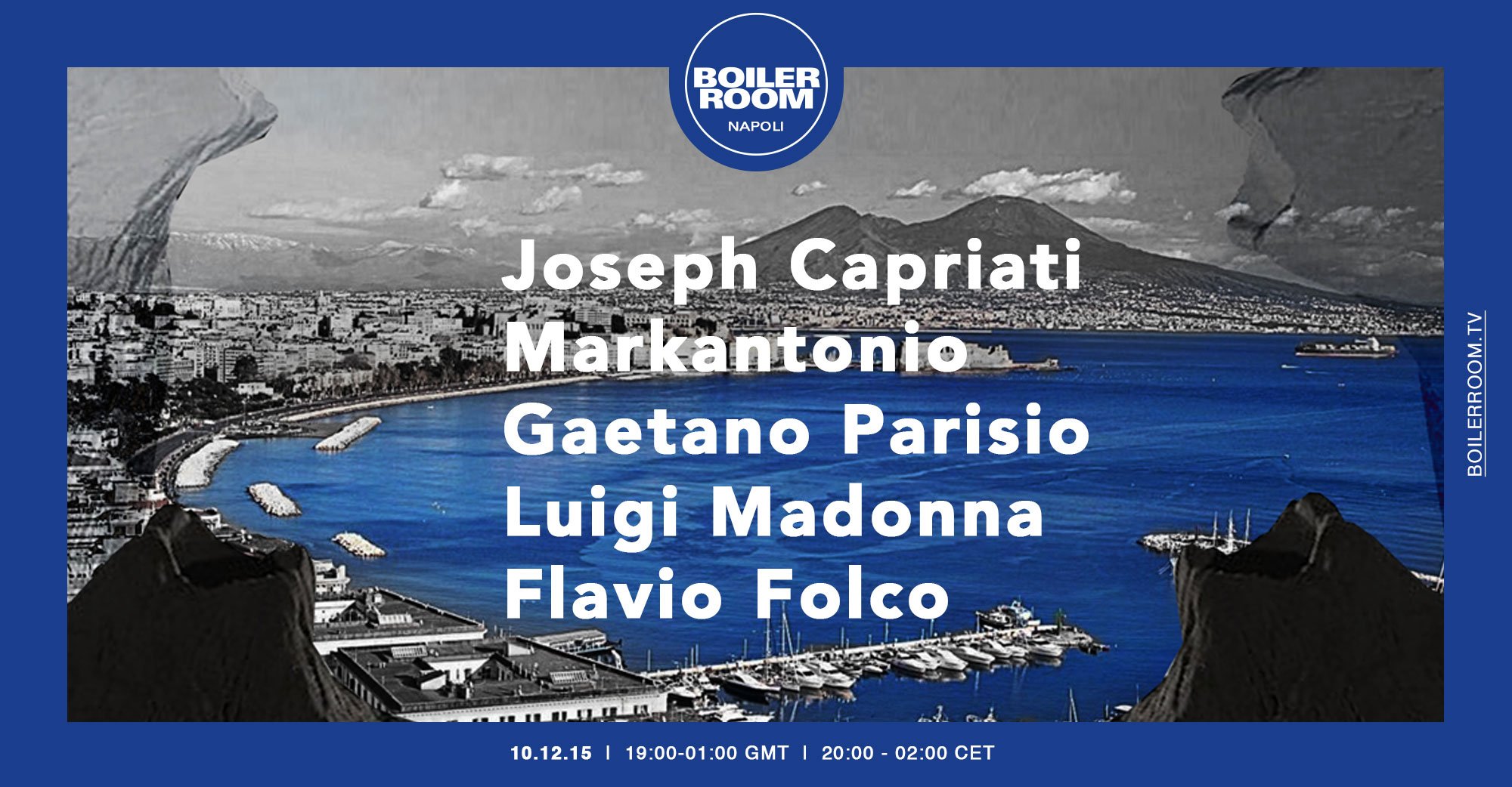 Napoli: Joseph Capriati, Markantonio, Gaetano Parisio, Luigi Madonna, Flavio Folco flyer