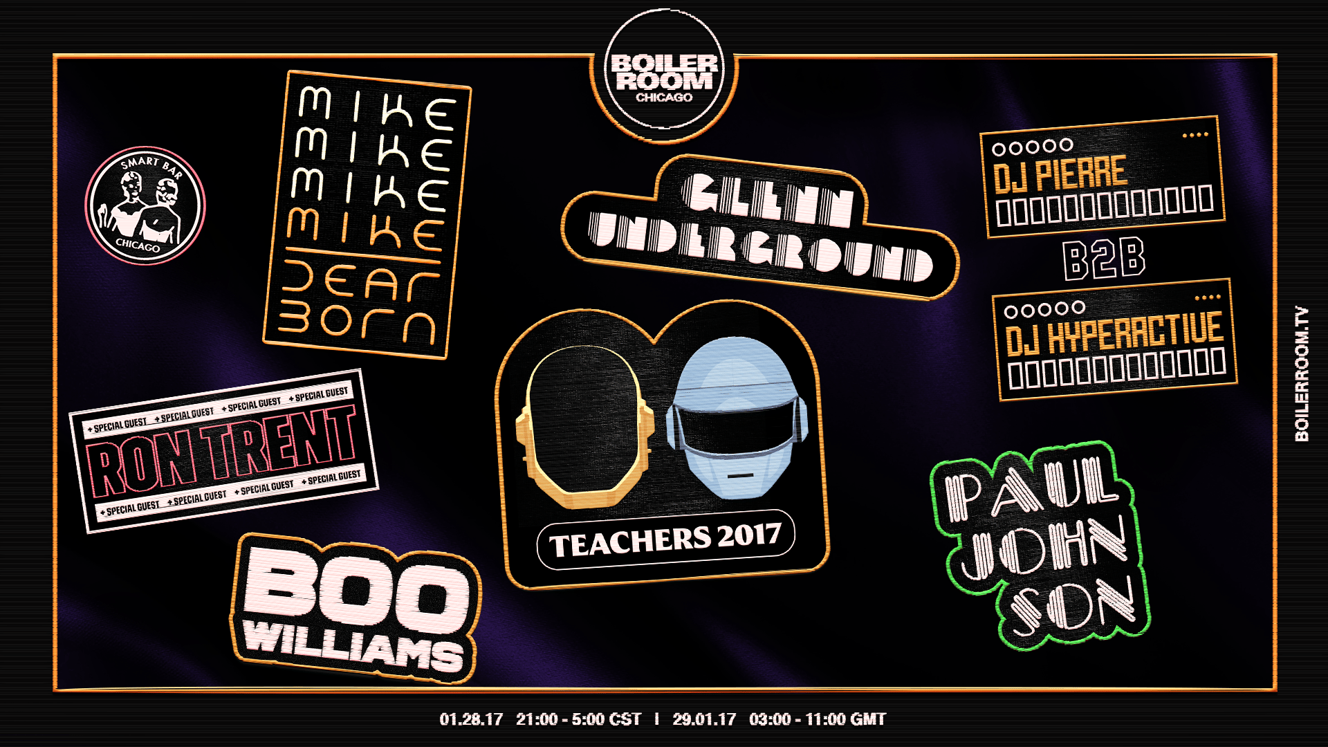 Teachers: A Chicago Tribute to Daft Punk flyer