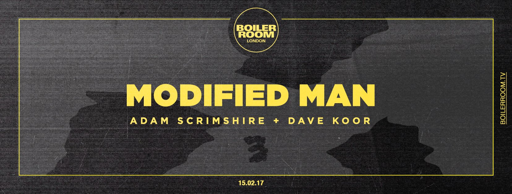 London: Modified Man (Dave Koor & Adam Scrimshire) flyer