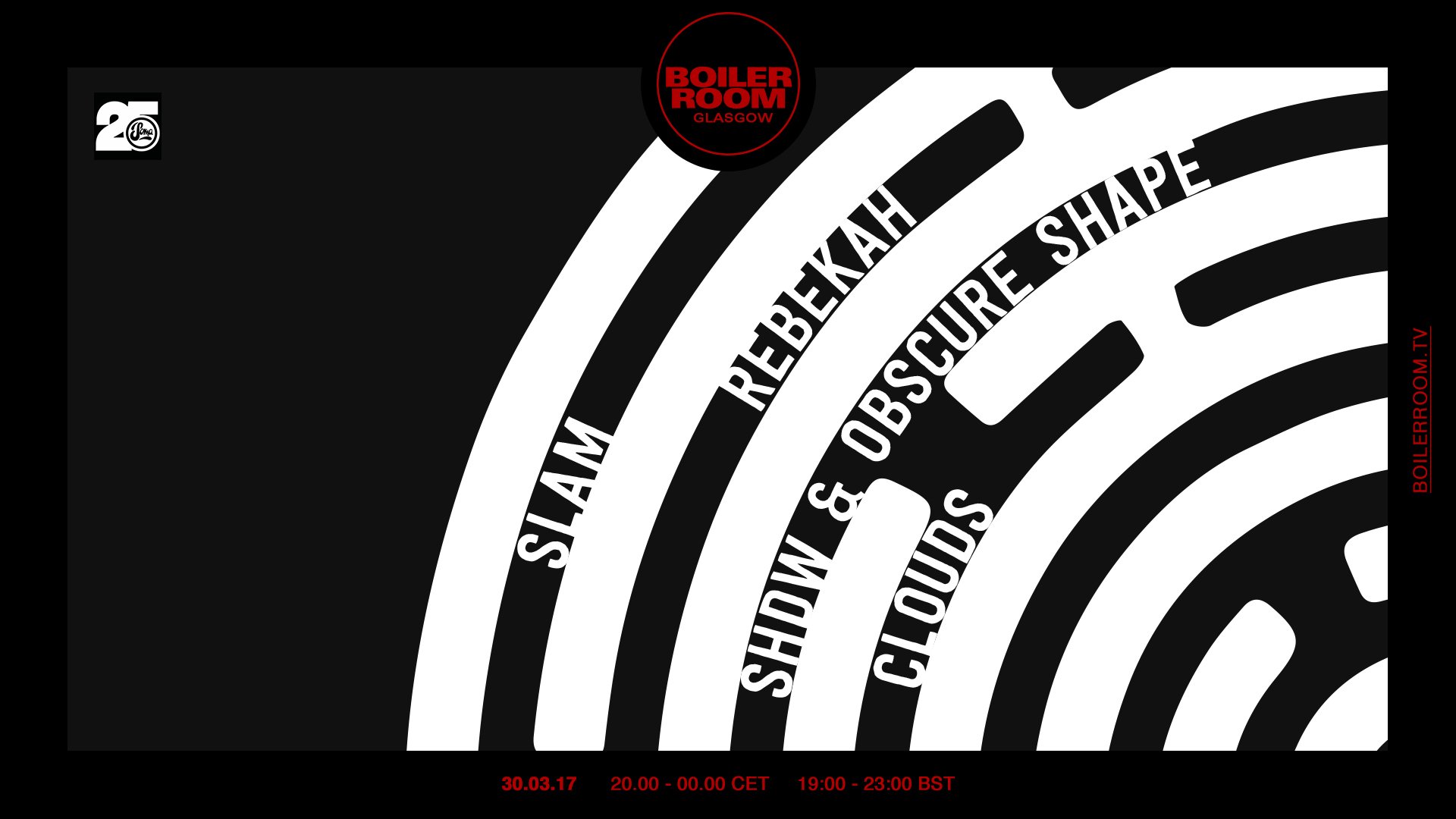 Glasgow: Soma 25 flyer