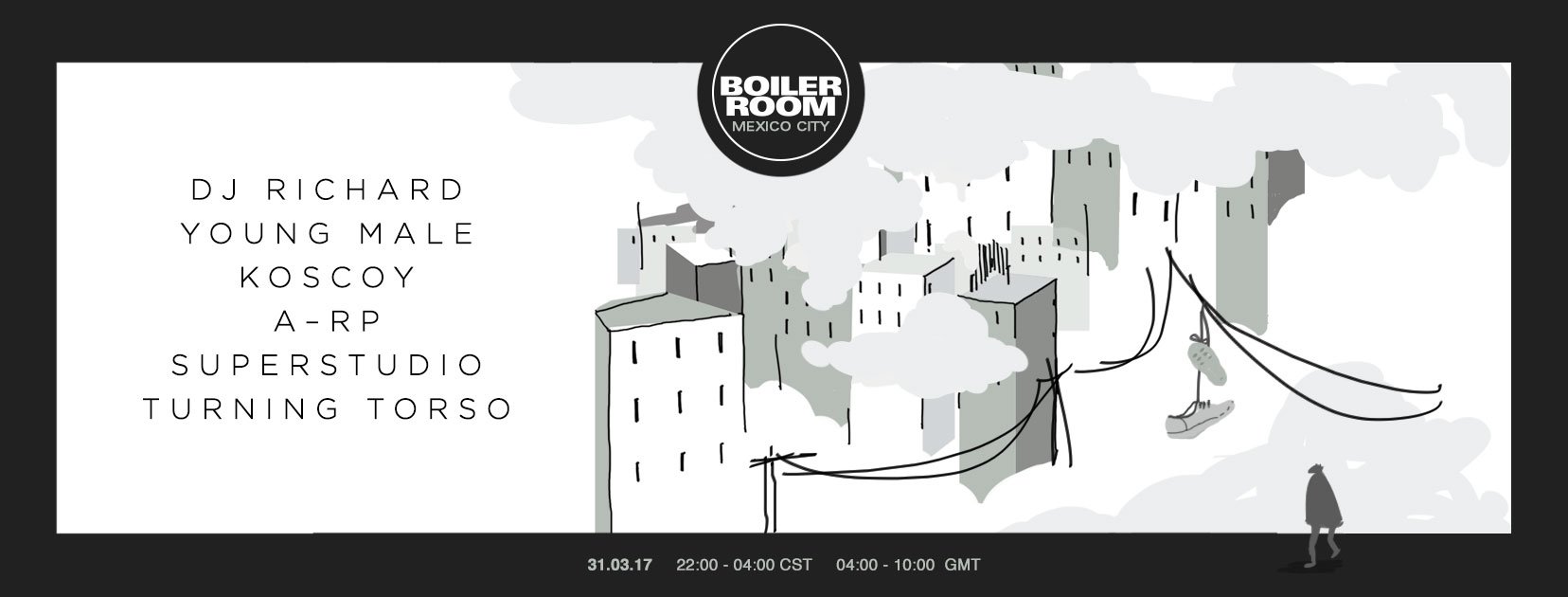 Boiler Room Mexico City: DJ Richard, Young Male + more flyer