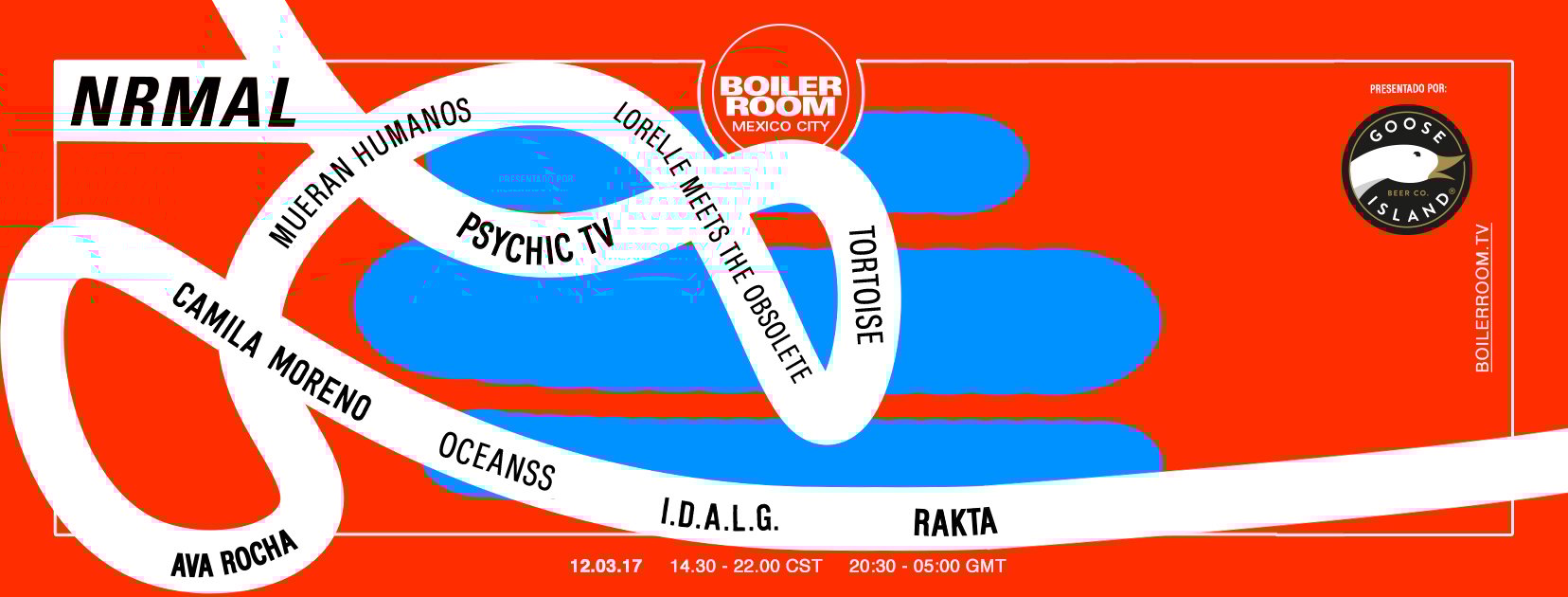 Goose Island x BR: NRMAL Festival 2017 flyer