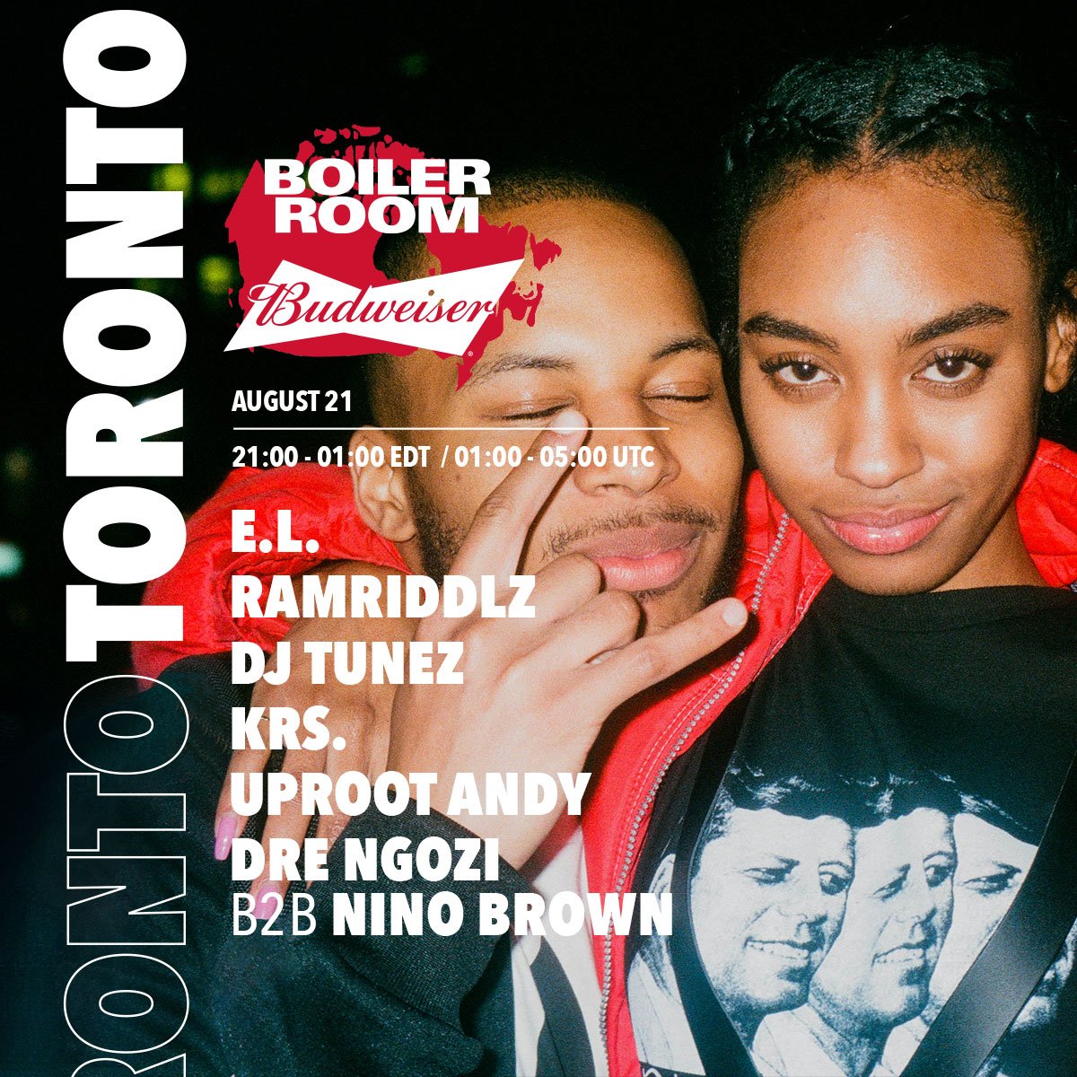 Boiler Room x Budweiser: Toronto Pt.2 flyer