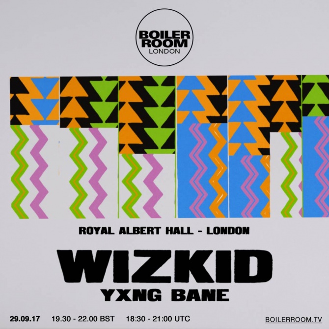 London: Wizkid + Yxng Bane flyer