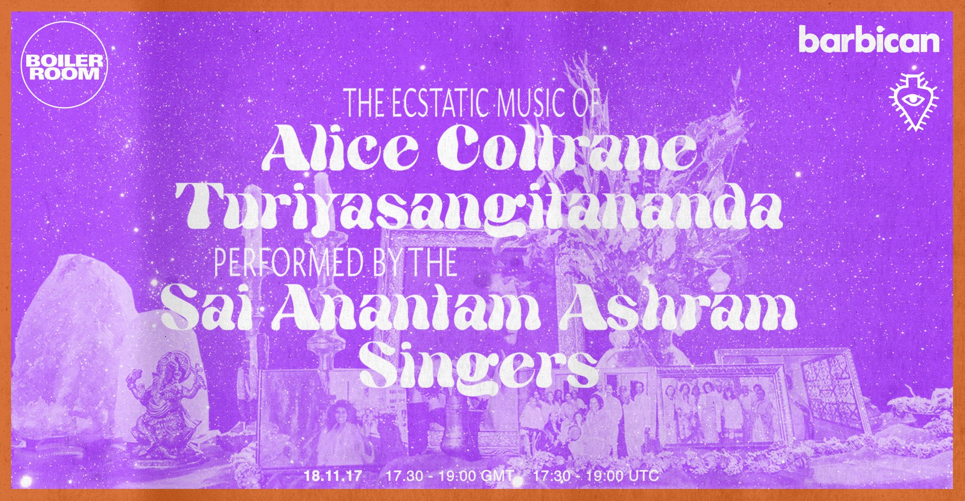 The Ecstatic Music Of Alice Coltrane Turiyasangitananda flyer