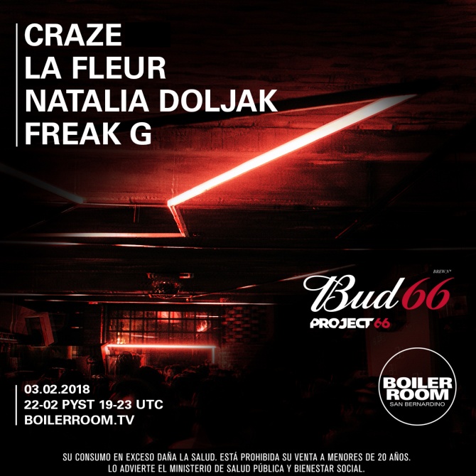 Boiler Room x Bud 66: San Bernardino flyer