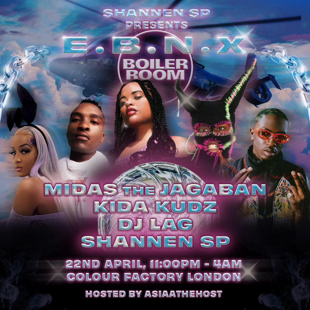 Boiler Room London: E.B.N.X flyer