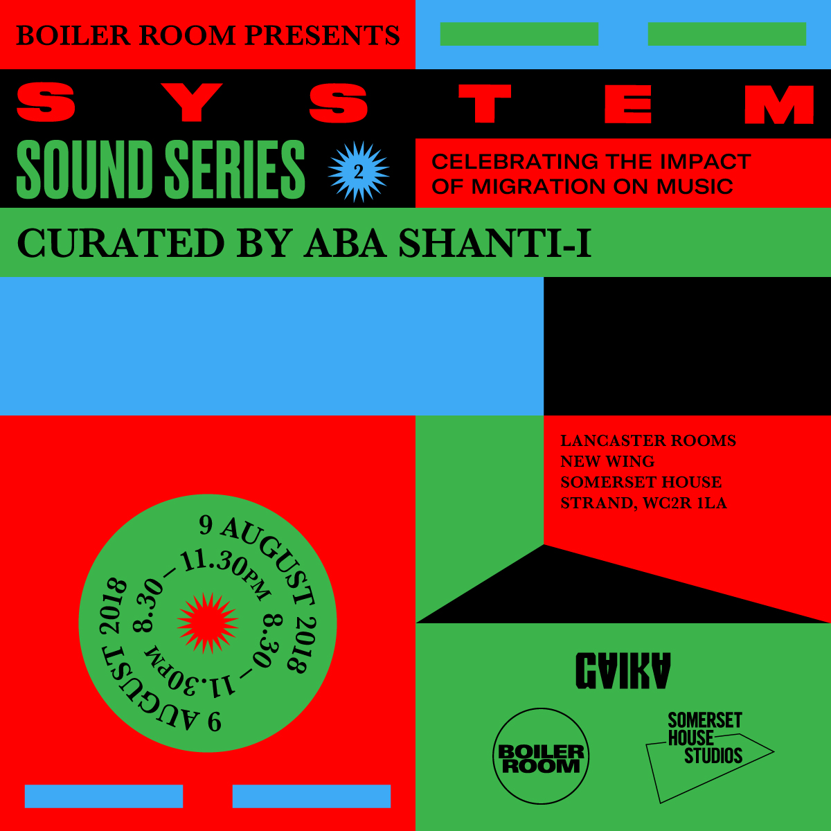 SYSTEM SOUND SERIES ABA SHANTI-I flyer