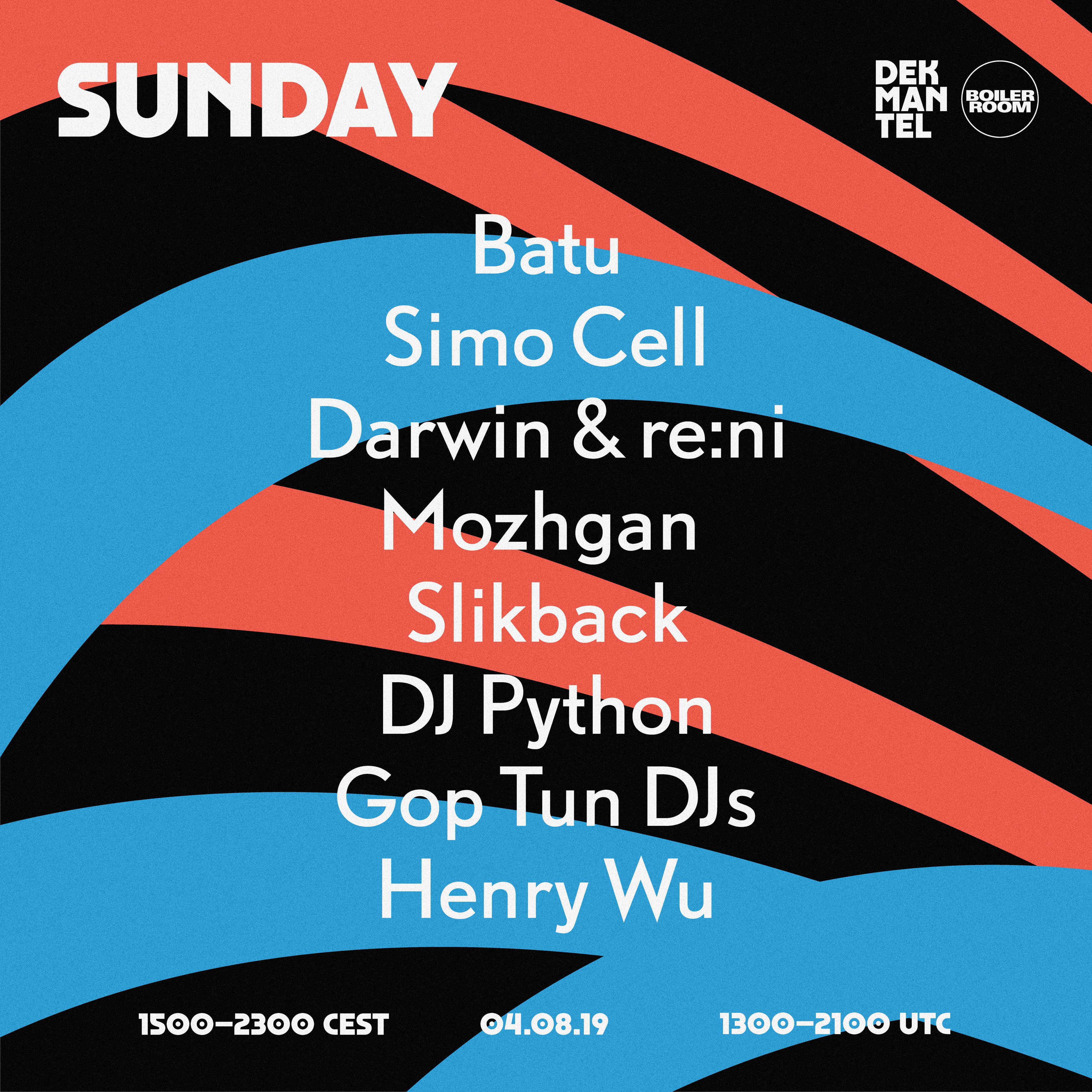 Dekmantel 2019: Sunday flyer