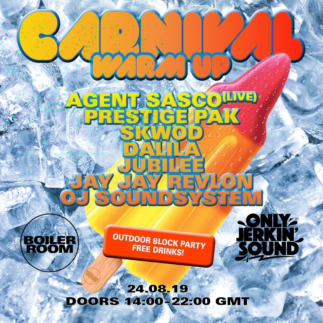 Carnival Warm Up flyer