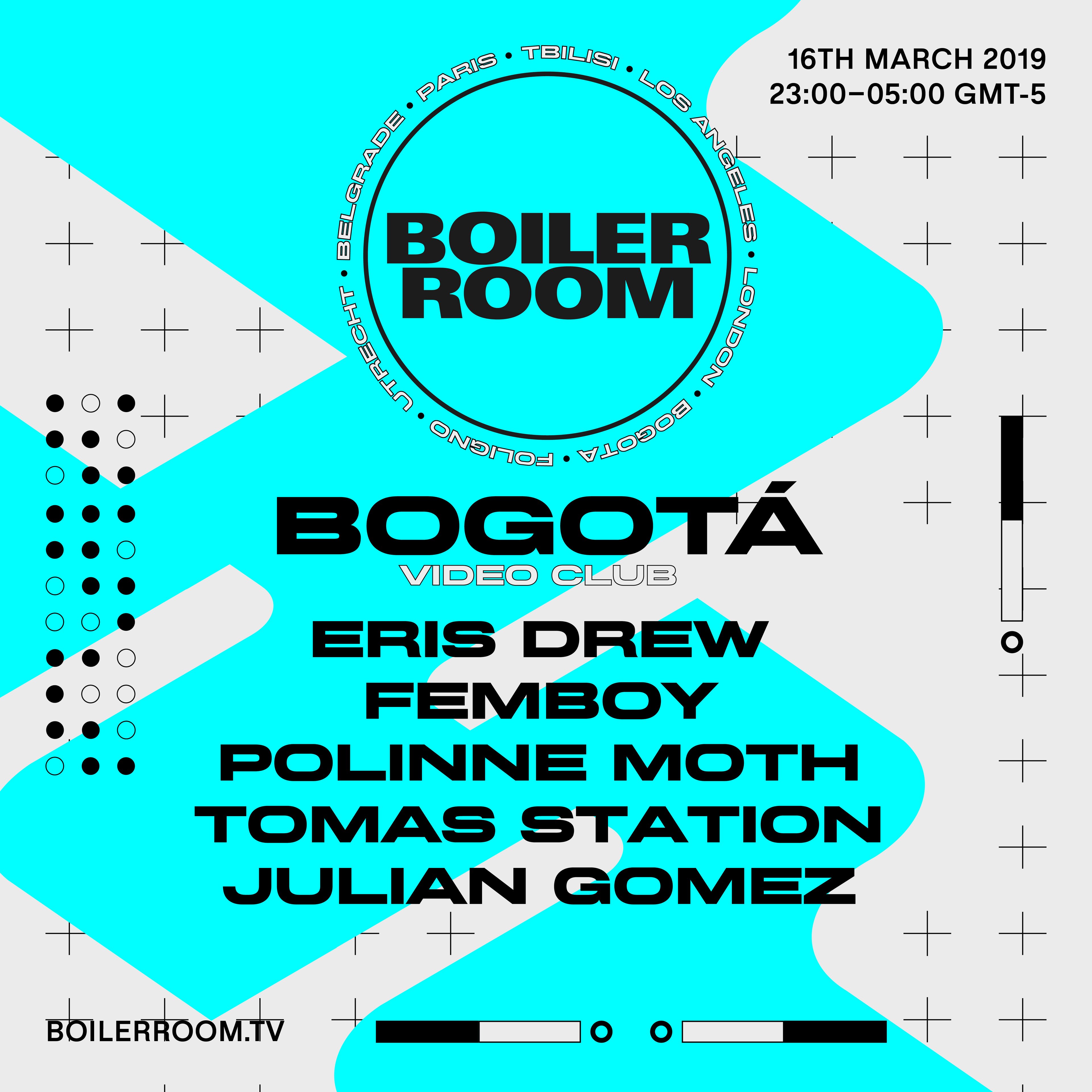Boiler Room Bogotá: Video Club flyer