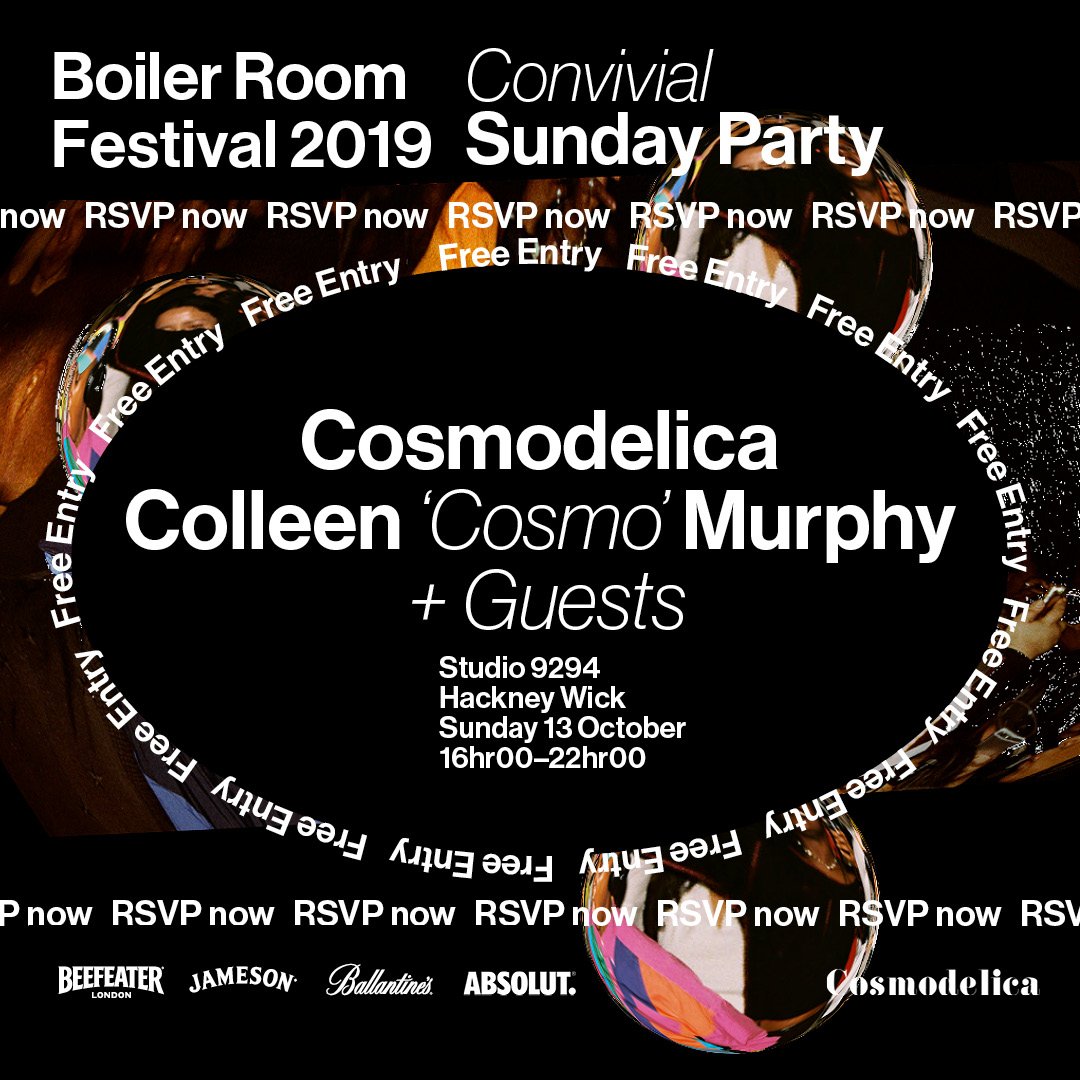 Boiler Room Festival 2019: Convivial Sunday Party flyer