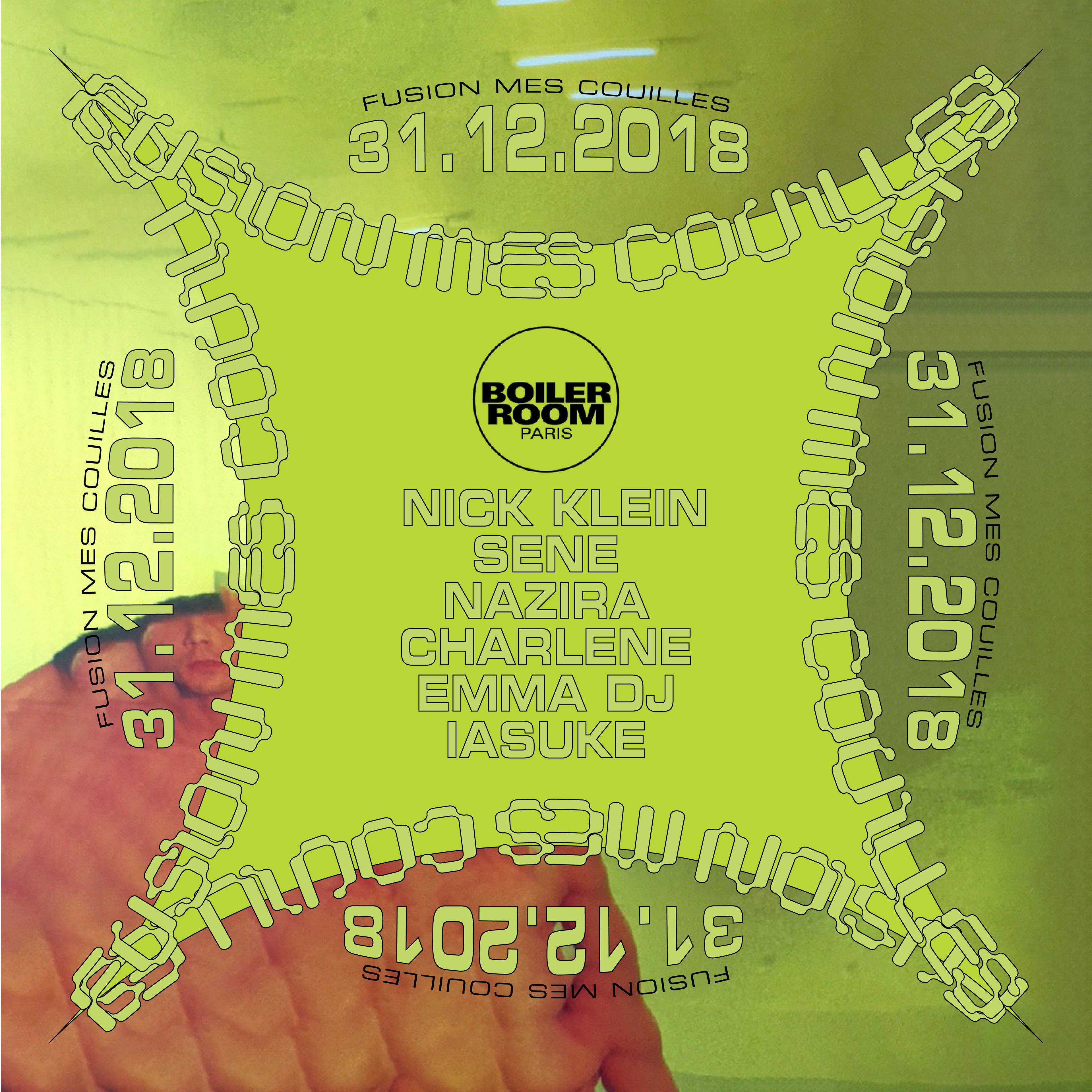 Paris NYE: Fusion Mes Couilles flyer