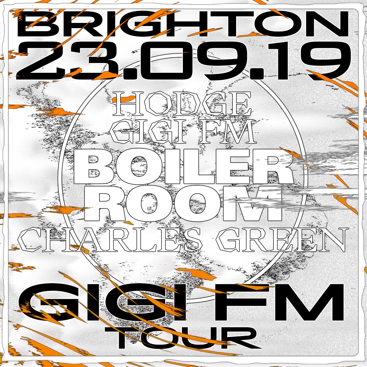 Gigi FM Brighton flyer