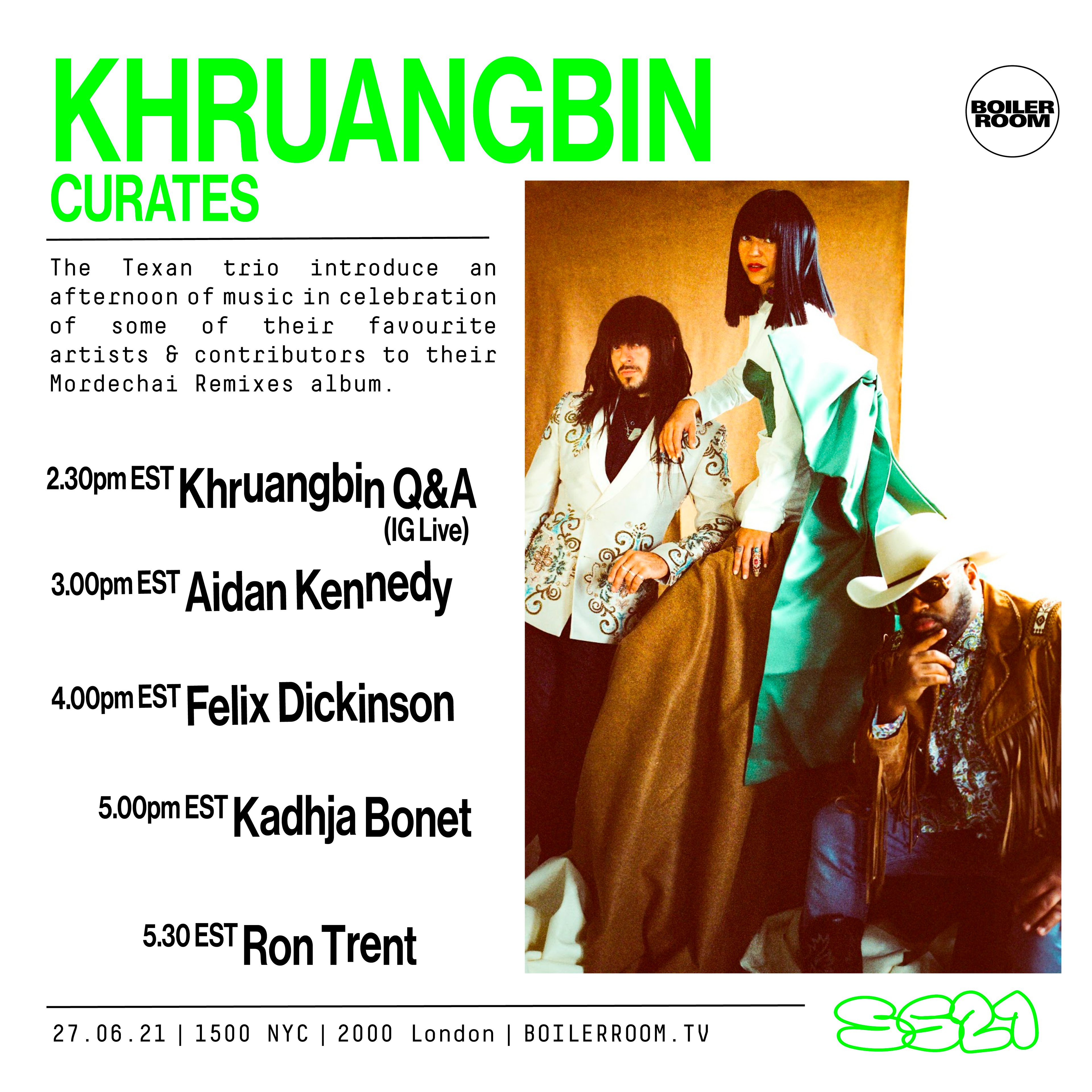 SS21: Khruangbin Curates flyer