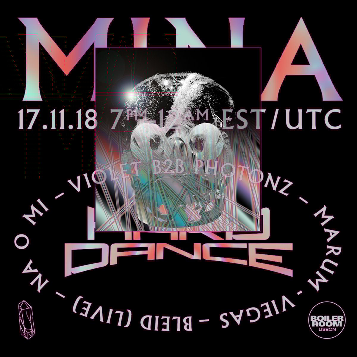 Boiler Room Lisbon: mina flyer