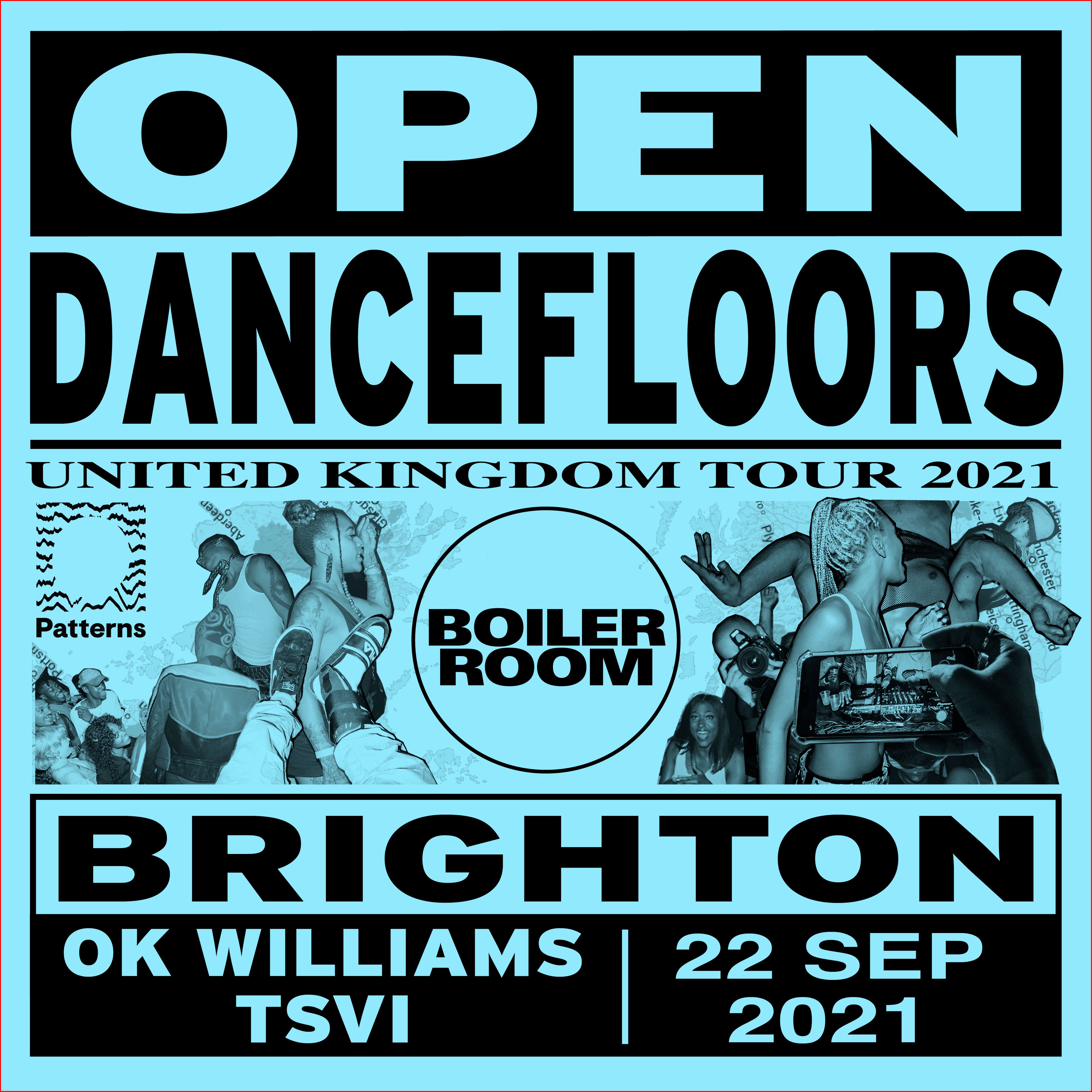 Open Dancefloors | Brighton flyer