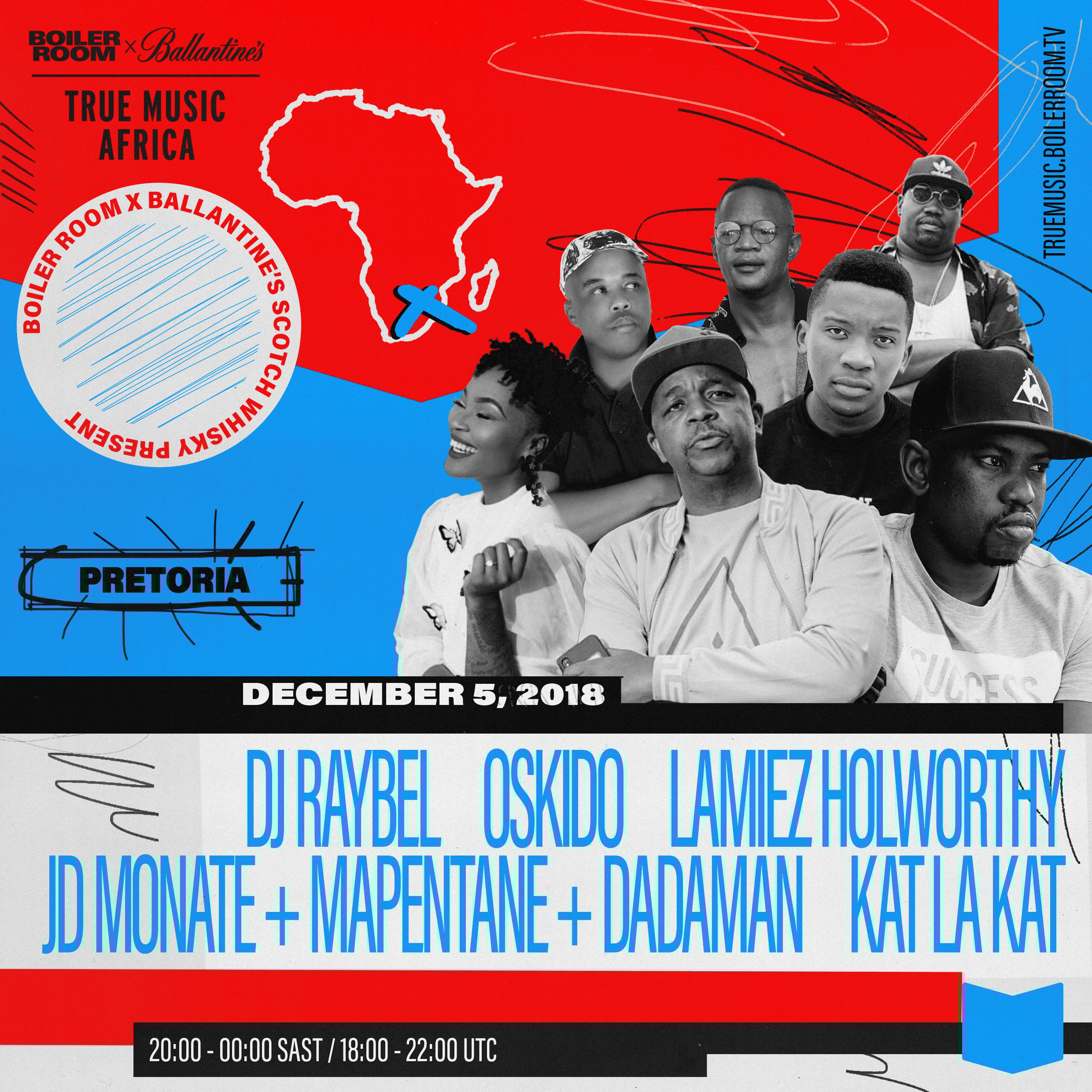 TRUE MUSIC AFRICA: PRETORIA flyer