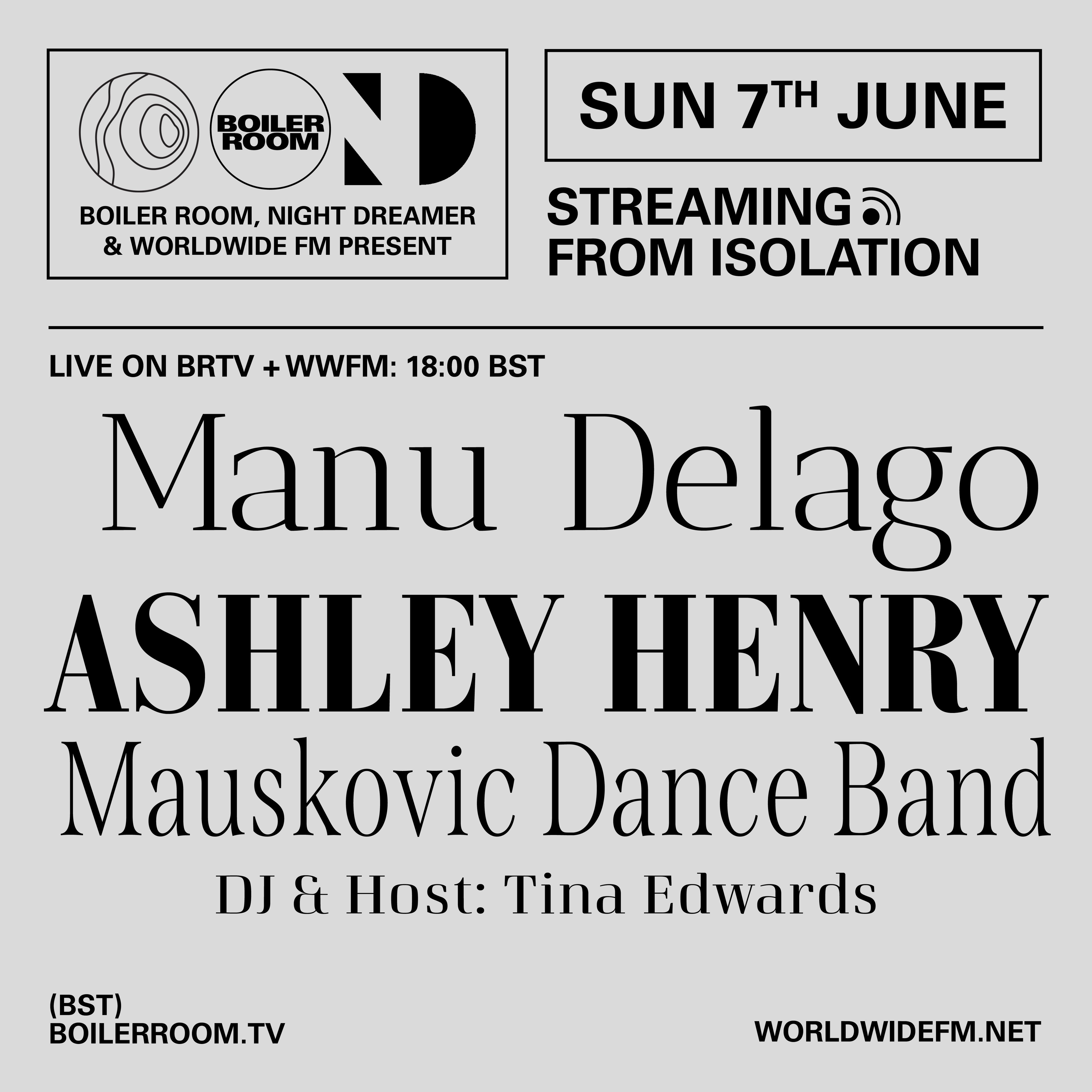 Streaming From Isolation with Night Dreamer & Worldwide FM - #13 flyer