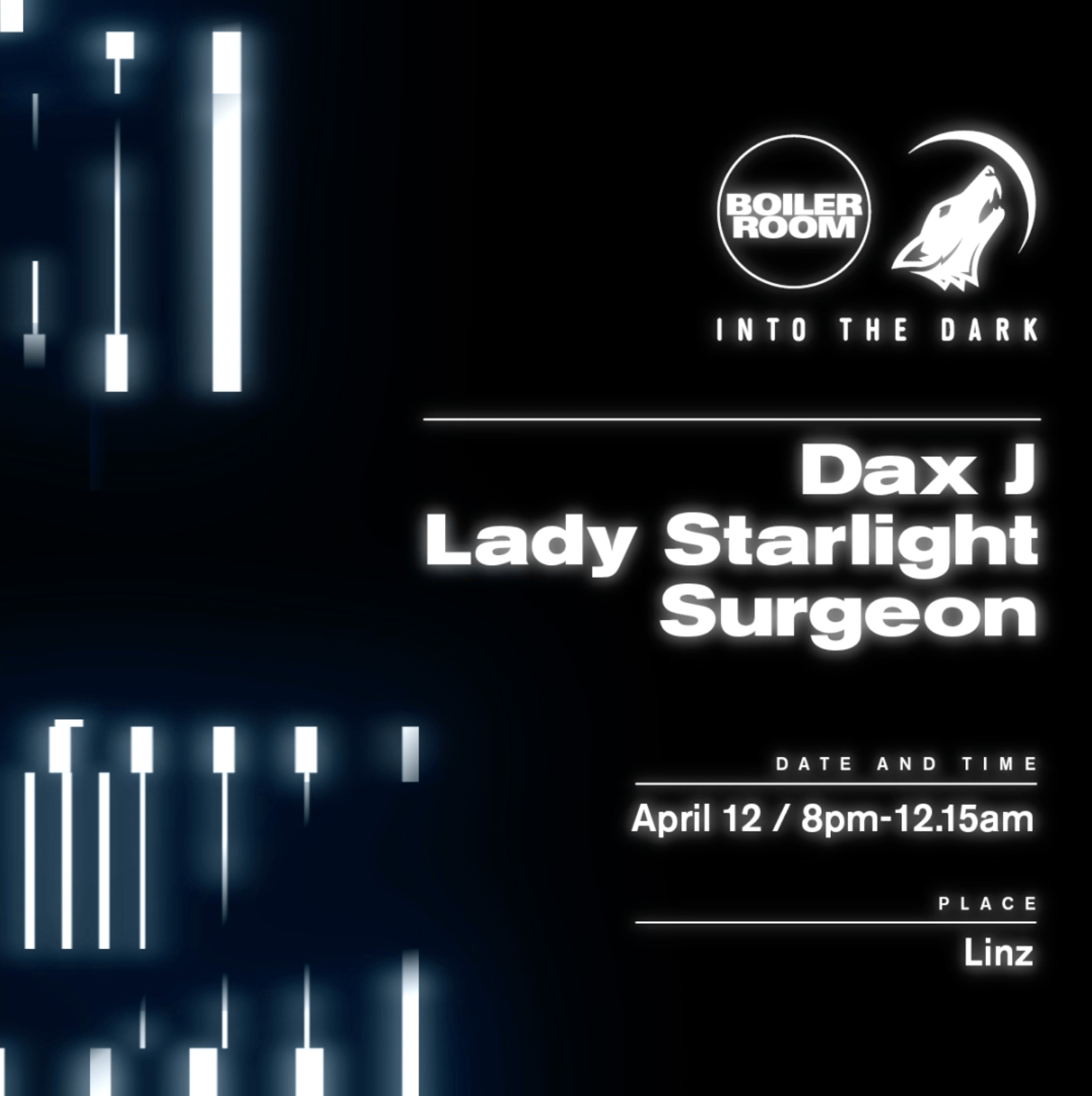 Into The Dark: Linz flyer