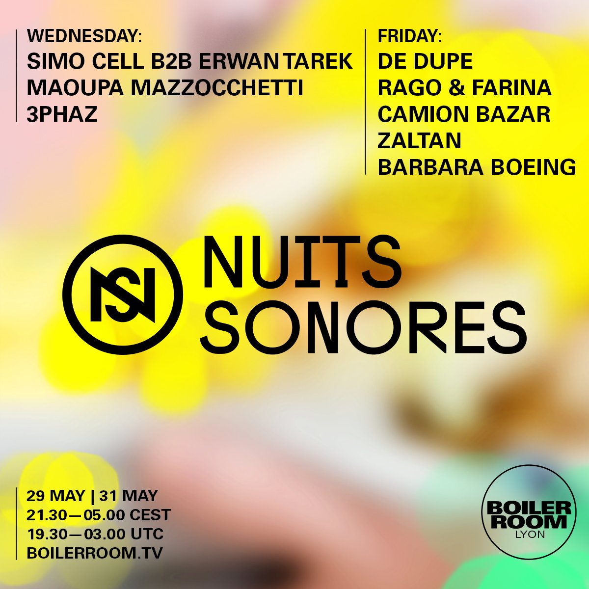 Nuits Sonores flyer