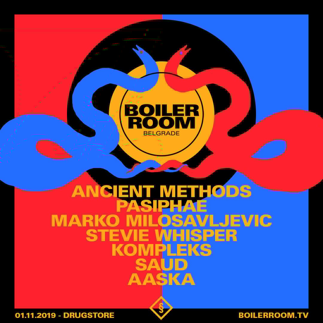 Boiler Room Belgrade: Drugstore flyer