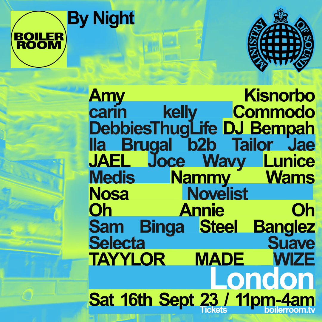 London By Night | Ministry of Sound flyer