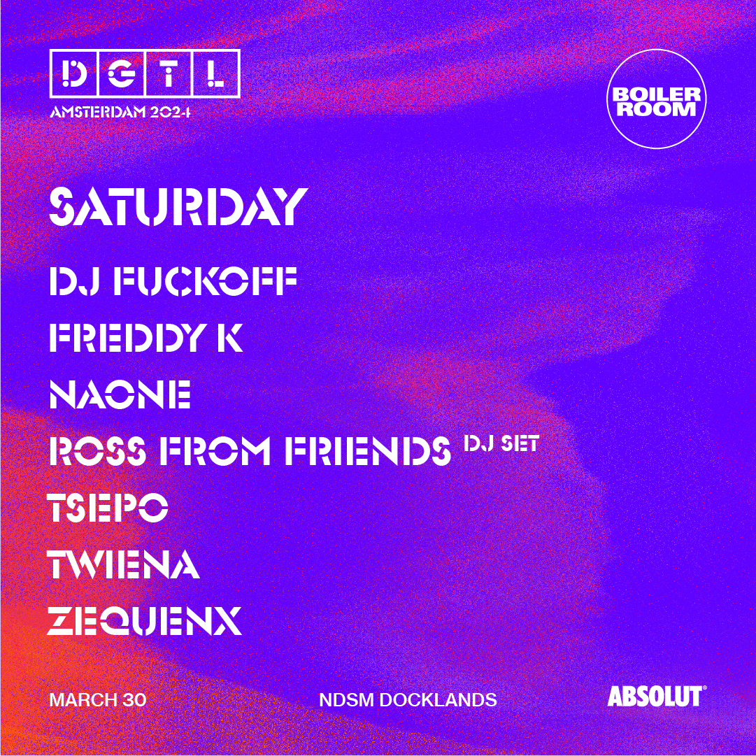 DGTL Amsterdam 2024 | Day 1 flyer