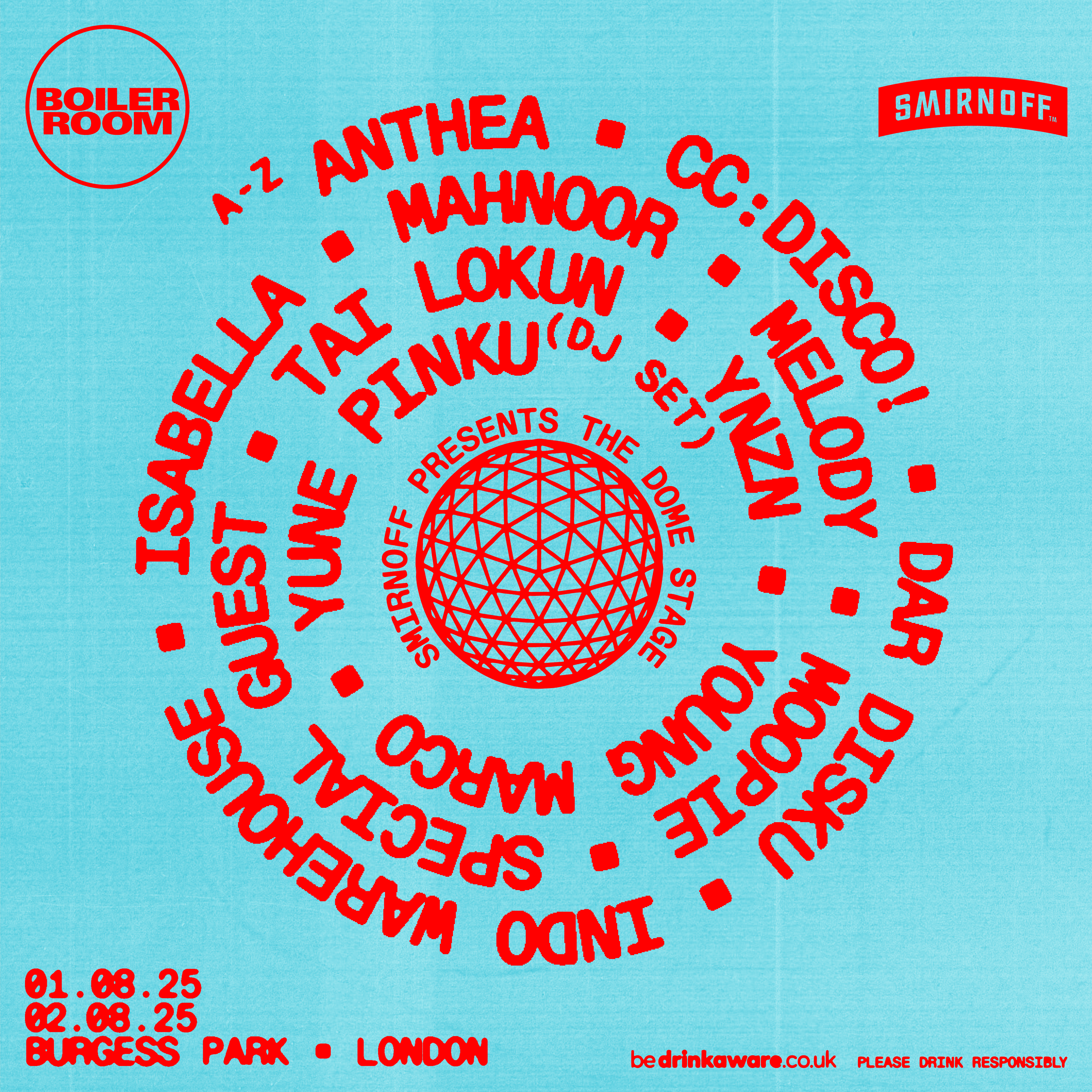 Boiler Room London: The Dome flyer
