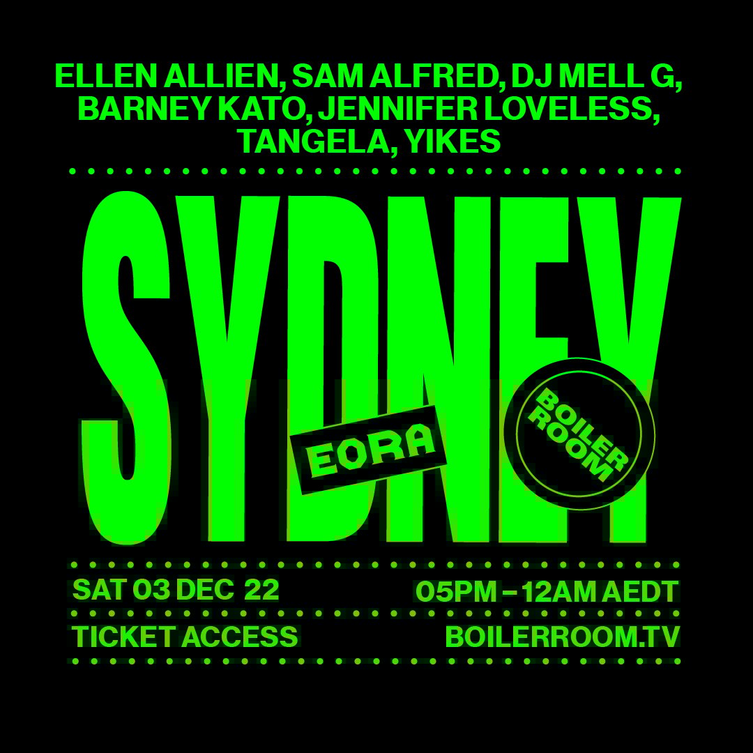 Boiler Room: Sydney flyer