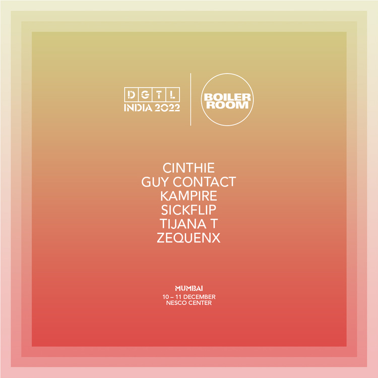 Flyer for event DGTL | Mumbai.