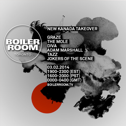 Flyer for event New Kanada Takeover.